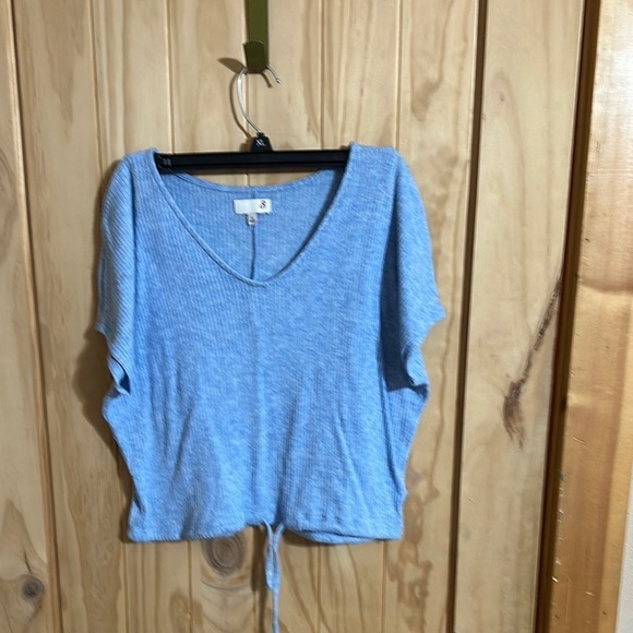 SO Sweaters - So Womens Blue V-Neck Women's Top